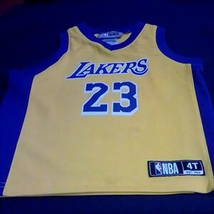 NBA Kids Lakers Yellow and Blue Jersey